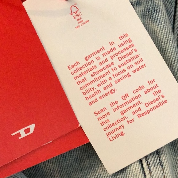 Diesel Denim Acid wash jeans Sz. 28Wx33L women’s - Picture 10 of 11